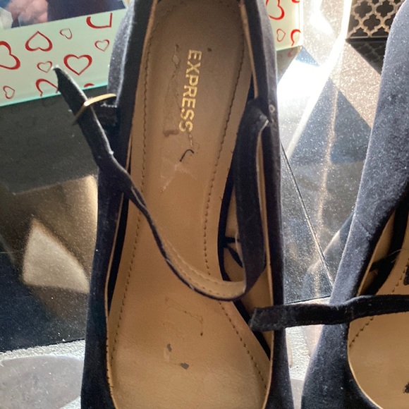 Express Mary Jane wedges with peep toe - Picture 3 of 6